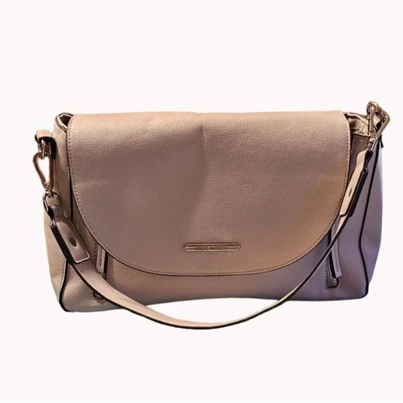 Steve Madden Gray Textured Tote Purse One Strap 11 inch Drop Multi Pockets - Picture 4 of 14